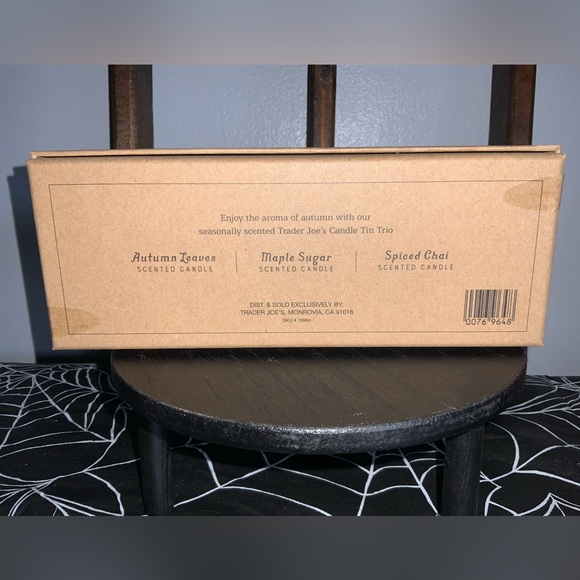 Trader Joe’s Autumn Seasonal Scented Candle Tin Trio - Picture 3 of 9